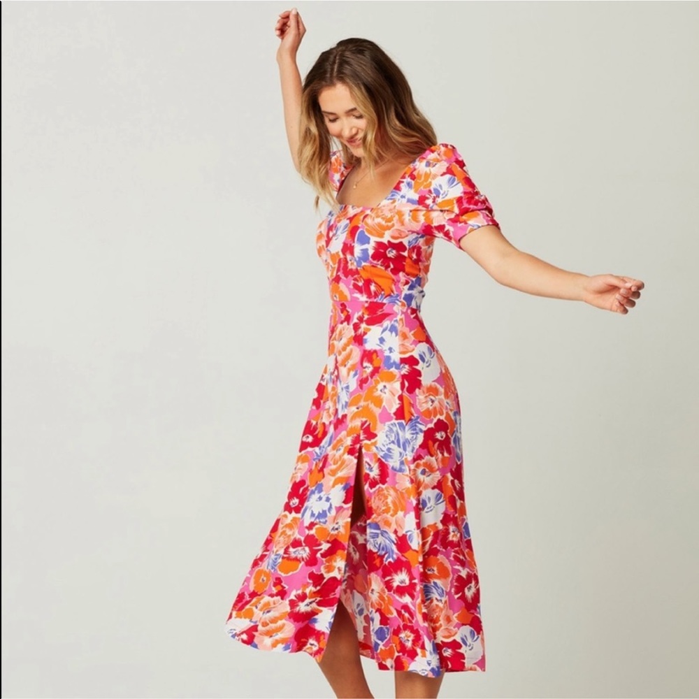 L*Space Alissa Midi Dress in Super Bloom